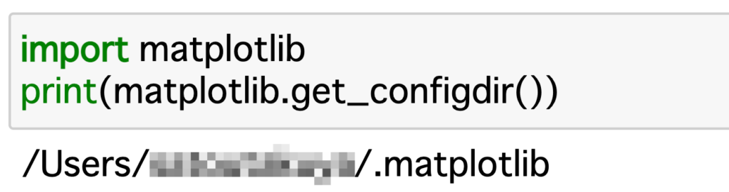 matplotlib configdir